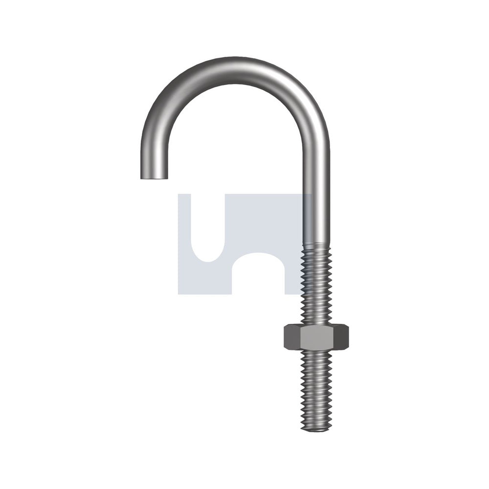 Bsw J Bolt Kit ZP (Rohs Compliant) Hec/Mild Steel 1/4'' Bsw 1 - Pk 100_40089704_KJRMSZW0250100