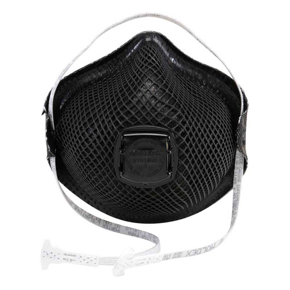 Respirator P2 Particulate Med/Large + Ventex Valve Black Moldex Pk 10 30001191 m2700P2