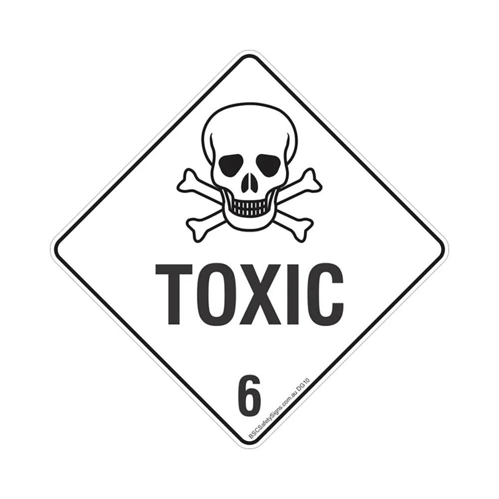 Sticker TOXIC 6 Diamond 270 X 270mm Vinyl 303051_303051_DGTOX3030A