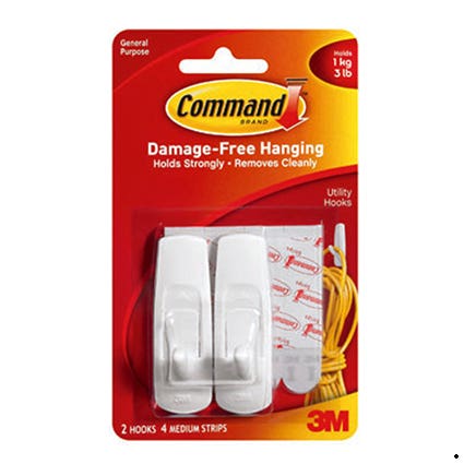 Command Medium Hooks 17001 Pack 2 38939500 CMDXA004193497