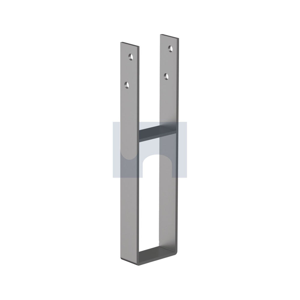Post Support H/Duty 316 Stainless U Shape With Bar M12 100 X 450 - Pk 5_40098853_GUPSB100450