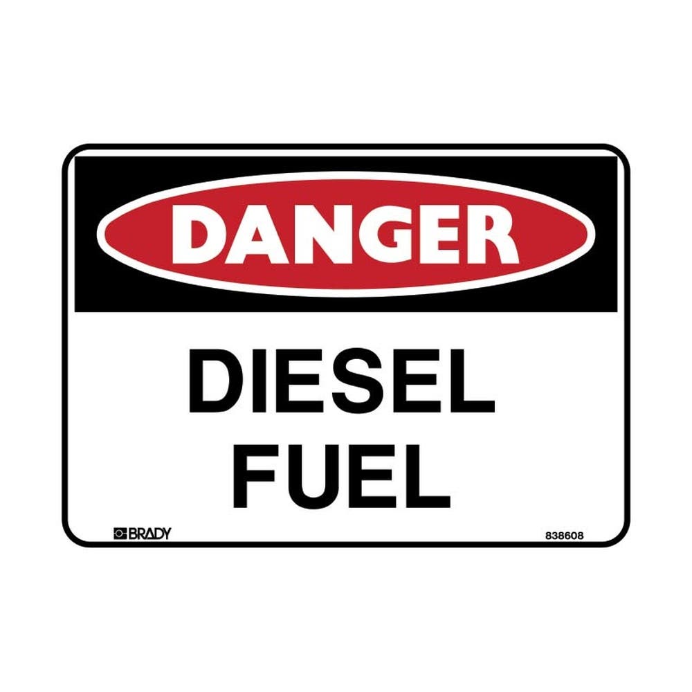 Sign DANGER DIESEL FUEL 450X300 POLY 308324 835145