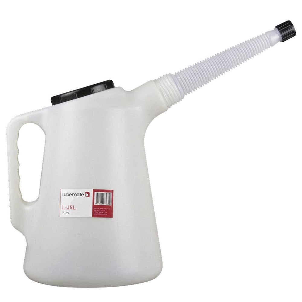 Oil Pourer & Measure Flexible Spout 5L L-J5L Lubemate 31100086 L-J5L