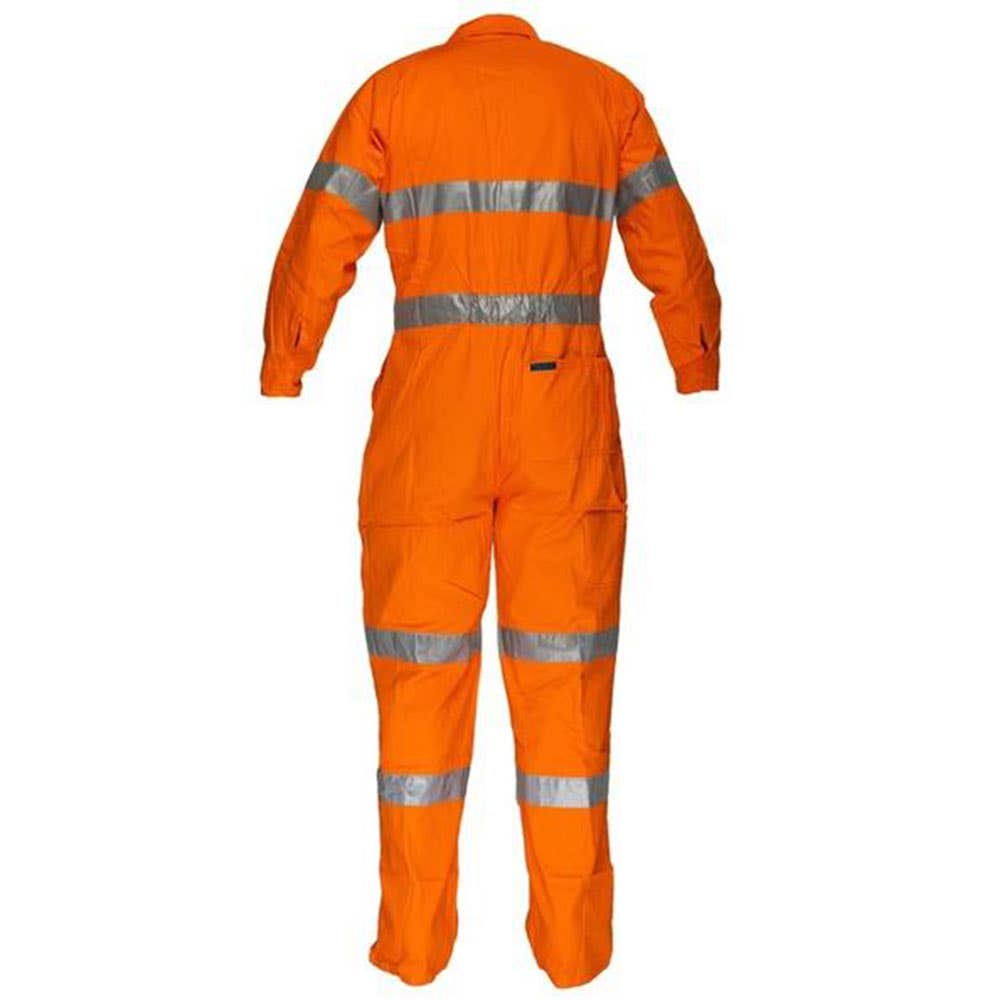 Coveralls Cotton Lightweight 220gsm 3M Tape Orange 117R Prime Mover 60021431 MA922-O-117R