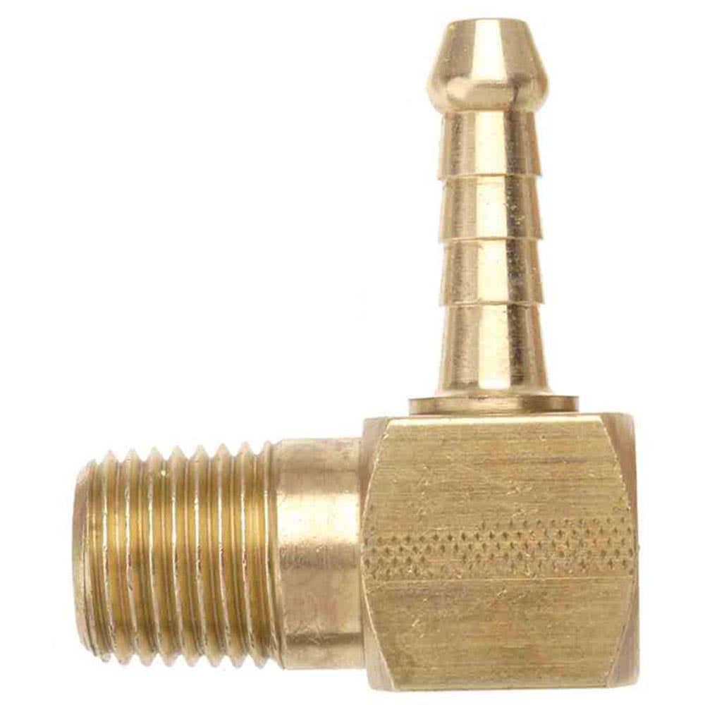 Brass Fittings Elbow Hose Tail x Male Thread No.P6 1 x 1 BSPT 3344032 06006-1616