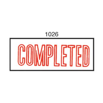 X-Stamper CX-BN 1026 Stamp Completed 42X13mm Red 38762024 5010260