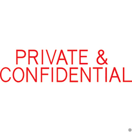 Shiny Stamp Private And Confidential Red_335038403_9SEN168-2