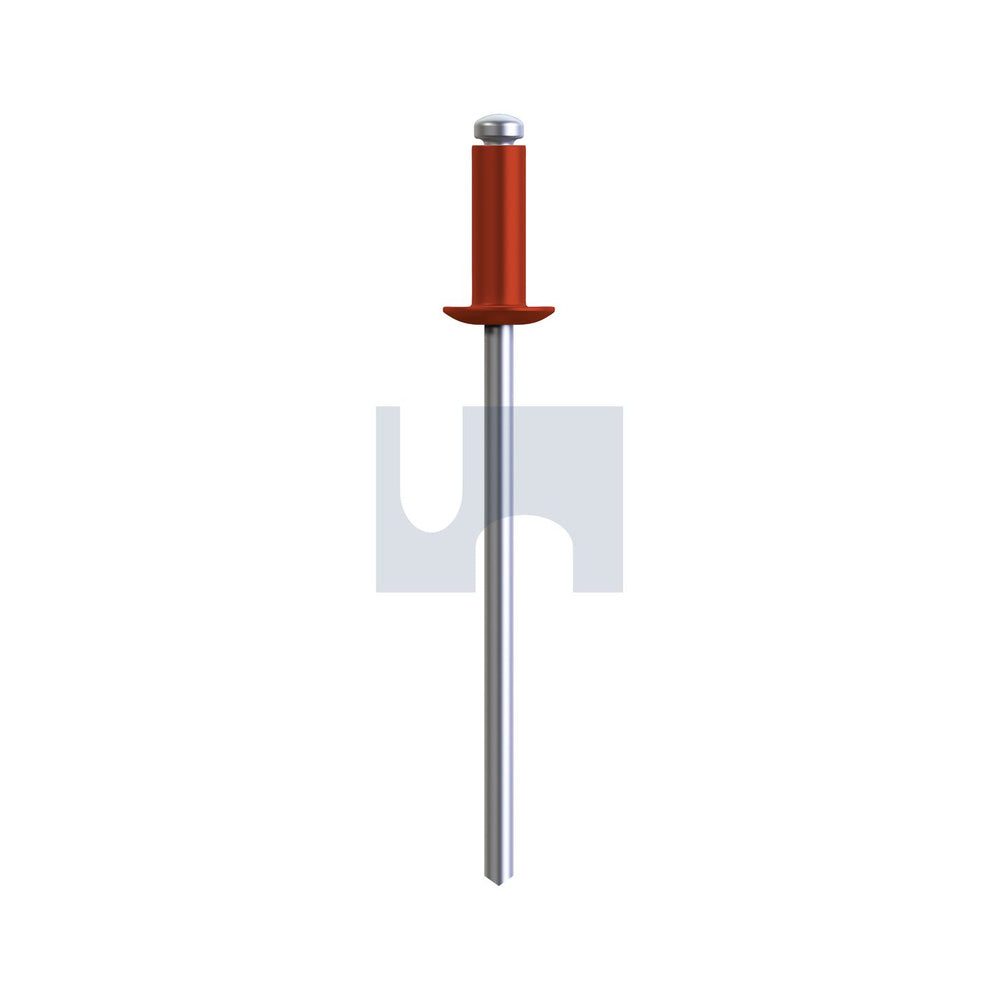 Rivet Dome Hd Open Headland 73 - Alum 5052/Steel Zp #44 - Pk 1000_40093761_RHE73OAS404