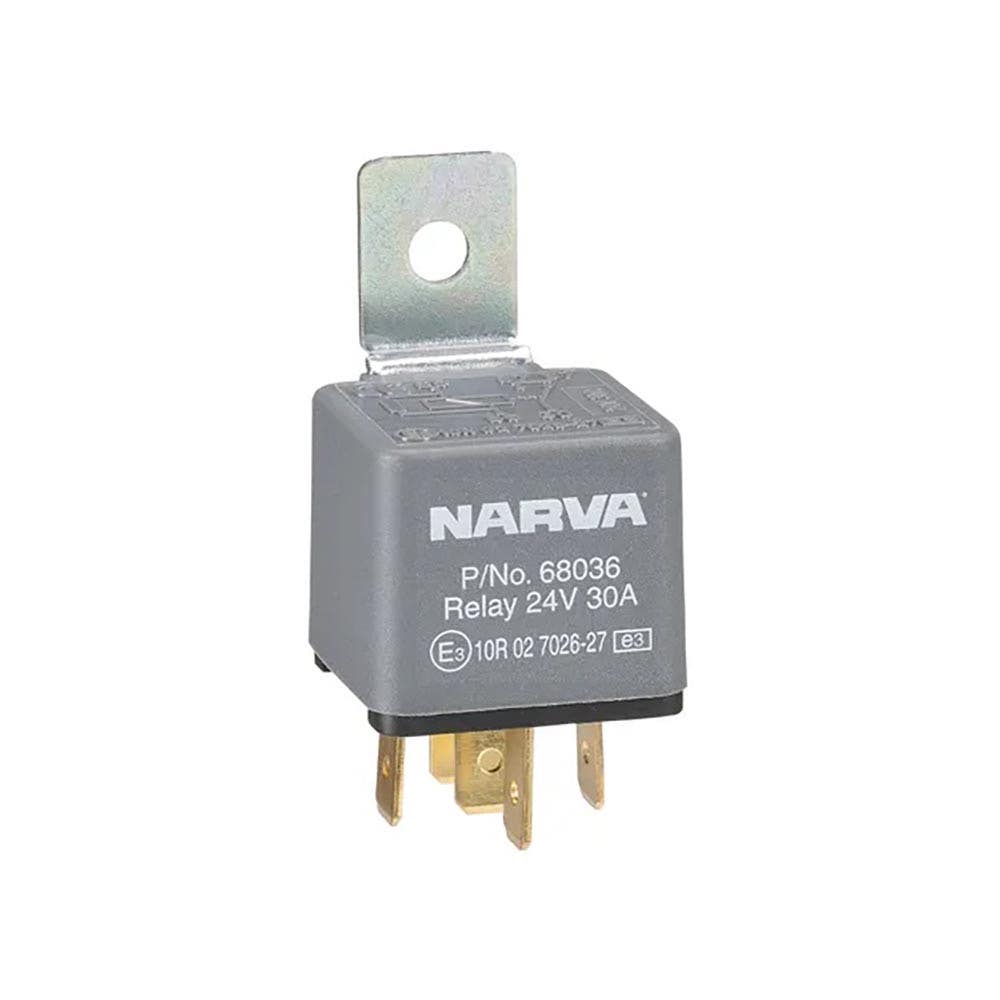 Relay 24V 30A 5 Pin Narva_3438018_68036
