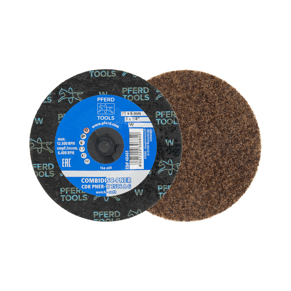 COMBIDISC pressed non-woven disc CDR PNER 75 mm soft A coarse for finishin_40108143_42779031