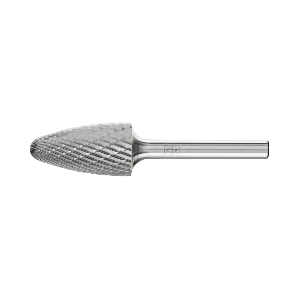 Tungsten carbide burr RBF 15.9x25.4mm shank 6.35mm Z3P medium cross cut_40107687_21724742