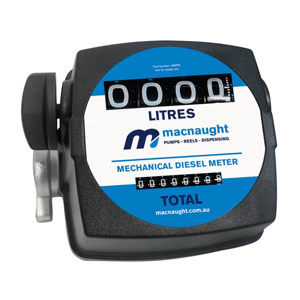 Flow Meter Mechanical 1 BSP(f) 3-80L/min 50psi AMFM Macaught 35000167 AMFM