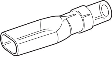 Insulator Terminal Push On Female 2.8mm Hella Pk 100 88838081 8578