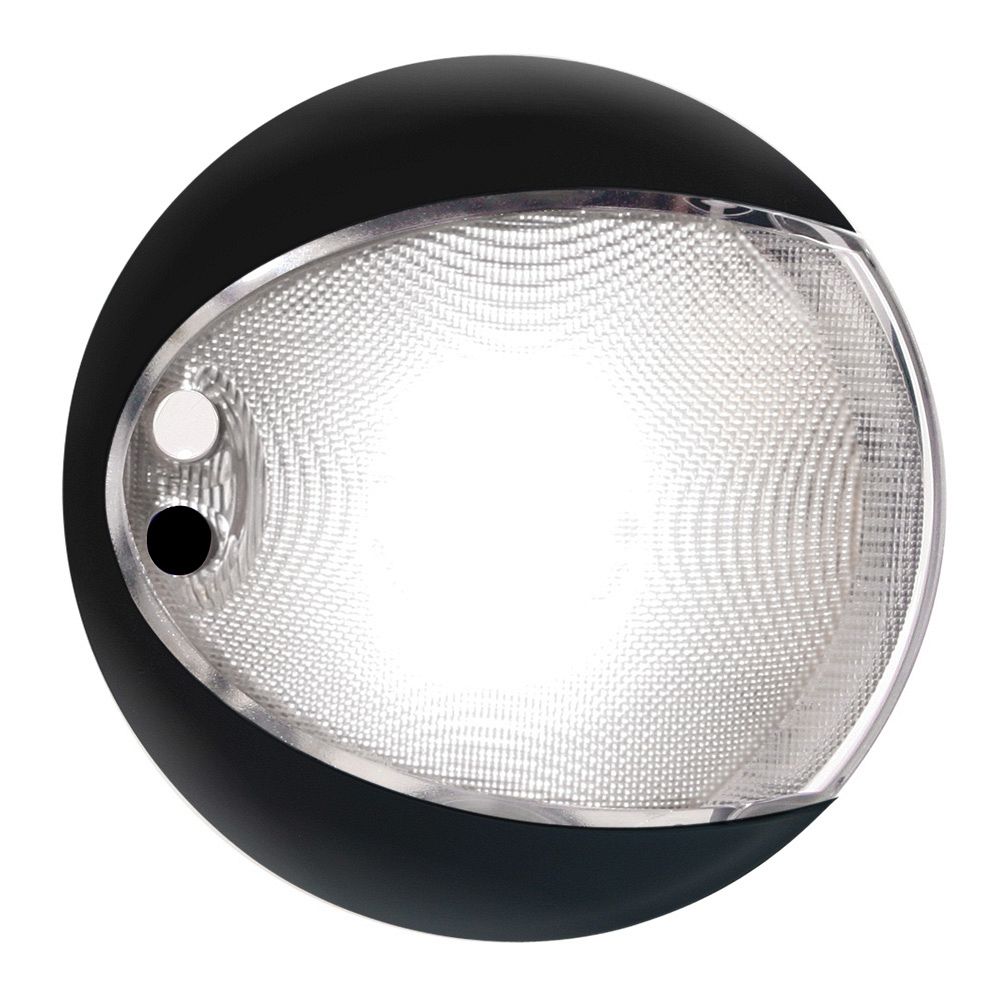 Lamp Interior EuroLED Touch White Light Black Shroud 9-33V DC Hella 95208038 2JA959950511