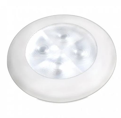 Lamp Courtesy Round LED White 12V White 12V Rim Bulk Hella 95209333 2XT980500547