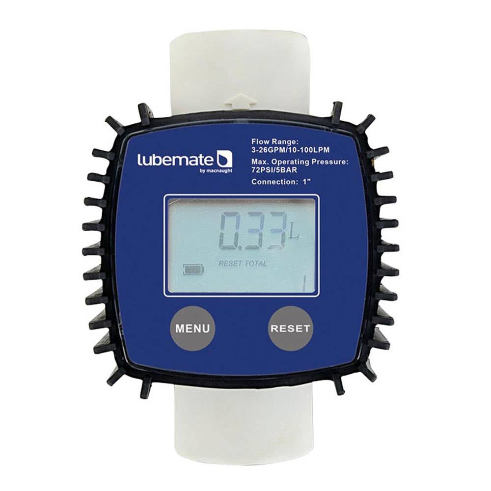 Flow Meter Electronic Urea/DEF 1 BSP(f) 10-100L/min 72psi L-DTUM Lubemate 36003029 L-DTUM