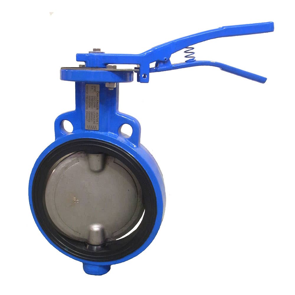 Butterfly Valve Wafer Body EPDM Lined 125mm 5'' 232psi BFWEES40125 Challenger 36003626 BFVWE95