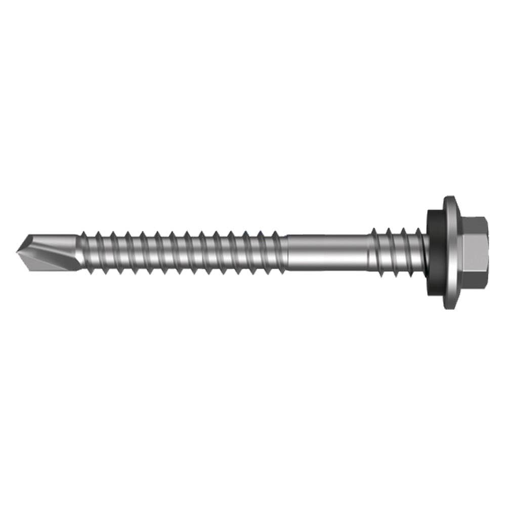 Screw Self Drilling Metal Hex Head + Seal Class 4 12G 14 x 35mm 36010277 SDHCDN12-1435