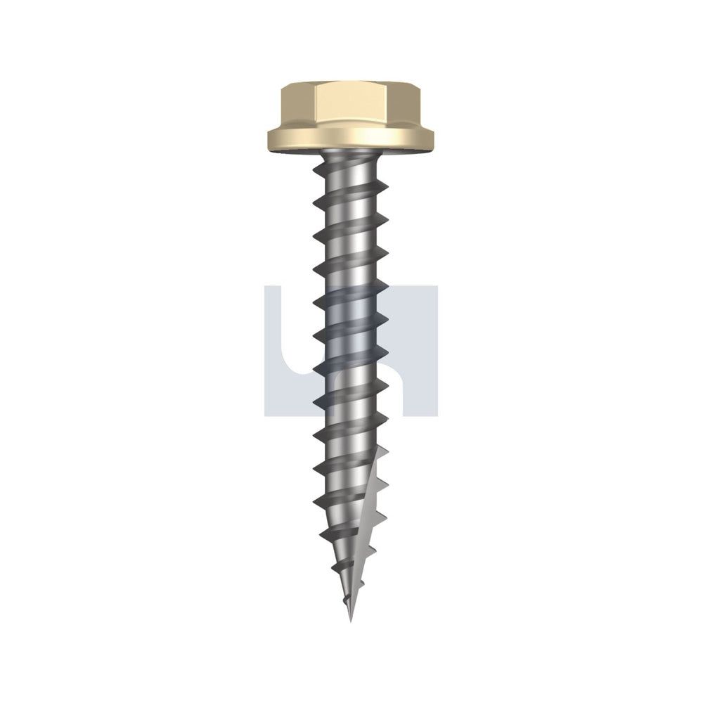 Type 17 Flanged Hex Head Primrose - Cl4 As3566 #10-12 30 - Pk 1000_40095547_TPRW4FH1012030