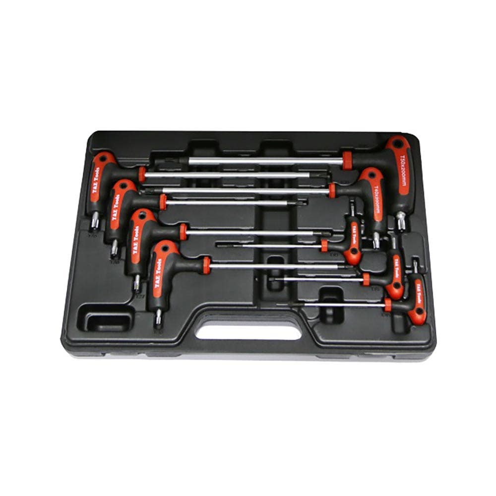 No.MK067 - 9 Piece Tamper Torx & Torx-r T-Handle Key Set_37501501_MK067