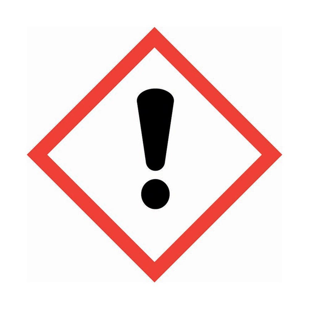 Label GHS Exclamation Mark 20mm SQ Vinyl Roll100 37502061 876725
