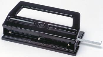 Rexel Gladiator R2000 3 Hole Punch Heavy Duty 40 Sheets Black 38231300 R2000