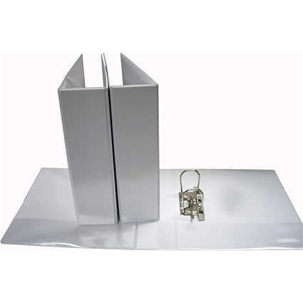 Bantex Binder Insert Lever Arch A4 PVC White_39346128_38302