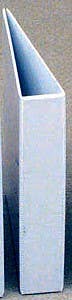 Bantex Binder Insert Lever Arch Half A4 PVC White 39346328 38303