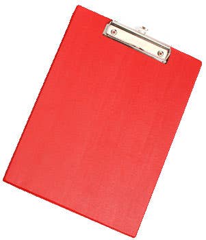 Marbig Clipboard Pe Foolscap No Cover Red 39404024 4301003