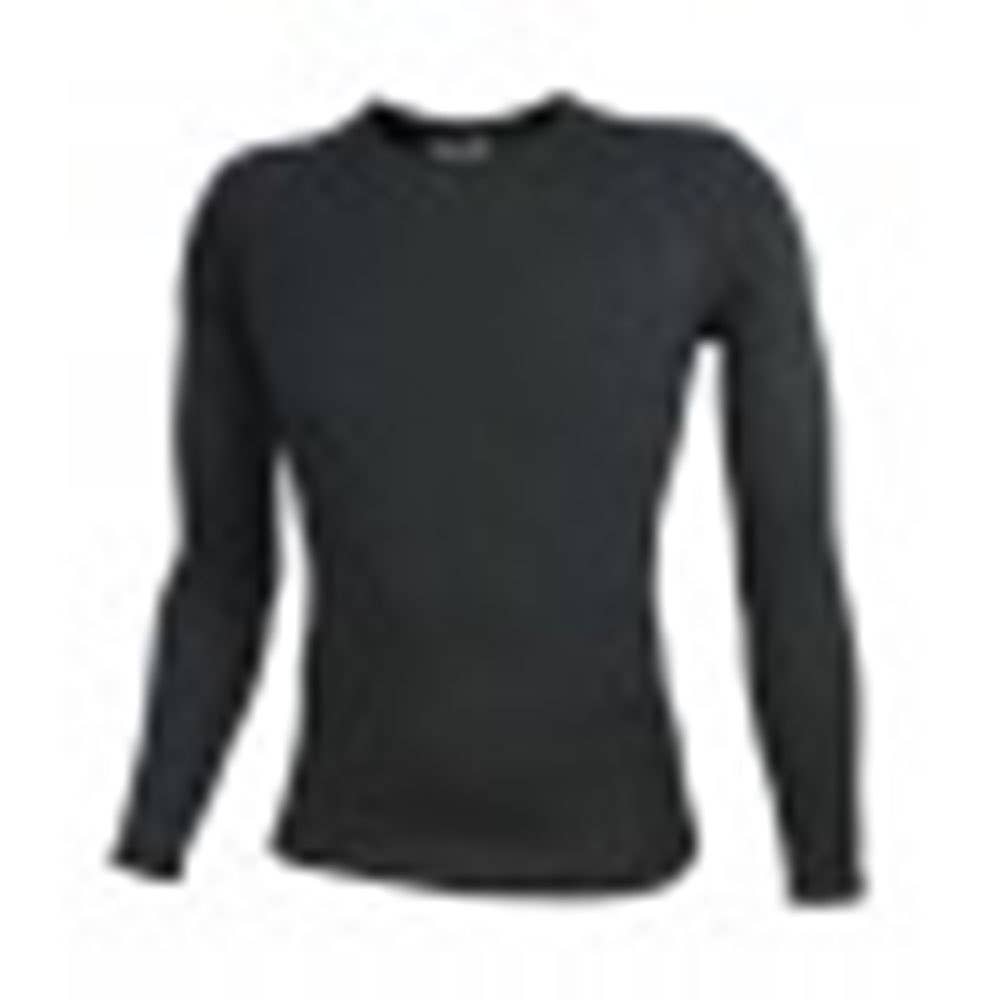 Shirt L/S Crew Base Layer Thermal Merino Mid 195 Black 2XL Wilderness Wear 40005098 U900-2XL
