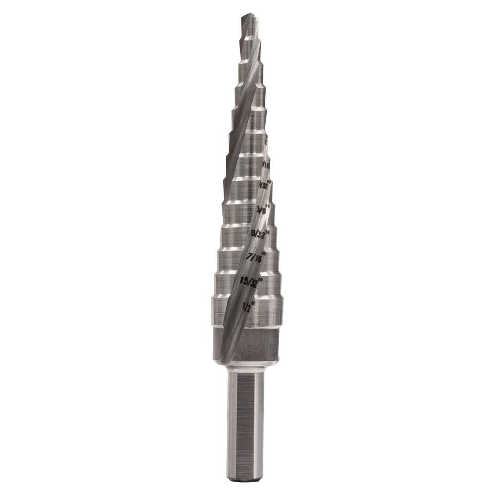 Step Drill Bit HSS 13 Hole 1/8'' - 1/2'' 40011662 D50431313