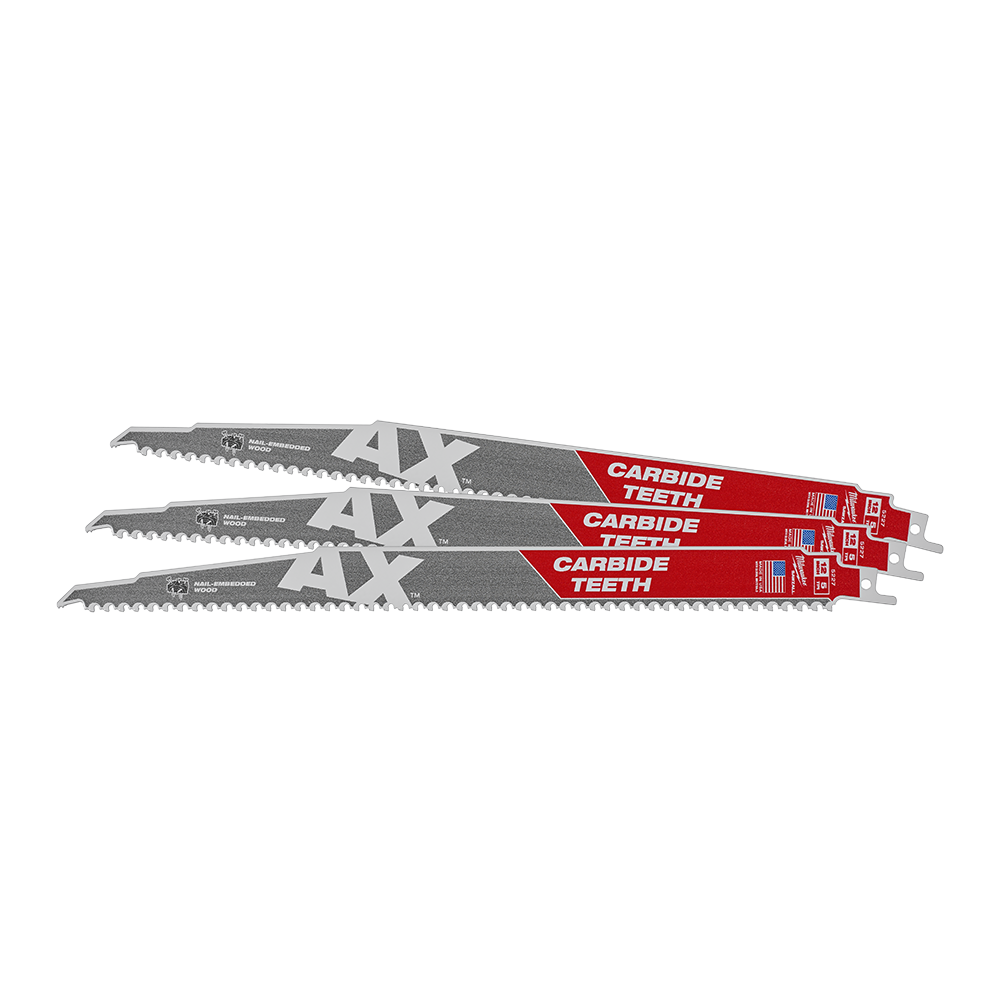BLADE RECIPROCATING SAW CARBIDE Wood Demolition SAWZAL 300mm Pkt 3_40047726_48005327