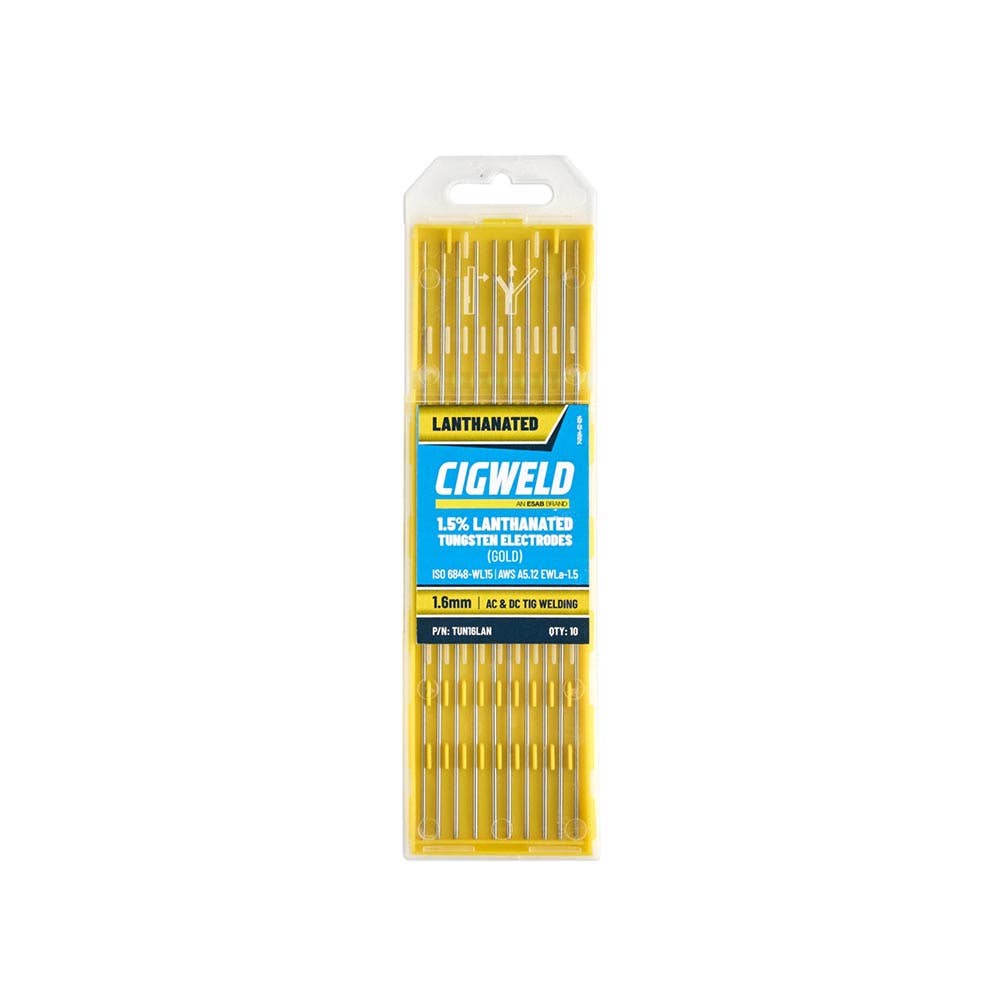 1.5% Lanthanated Tungsten Electrodes TIG AC/DC 2.4 x 175mm 10 Pack_40070147_TUN24LAN