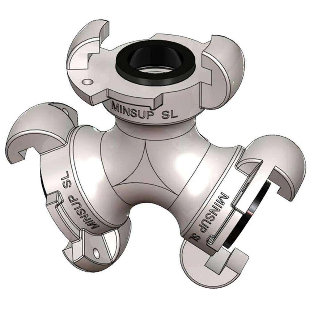Claw Coupling Accessories Surelock Three-Way Medium 1-1/2 - 2 38 - 50mm 08/013/28/000 Minsup 4107003 08/013/28/000