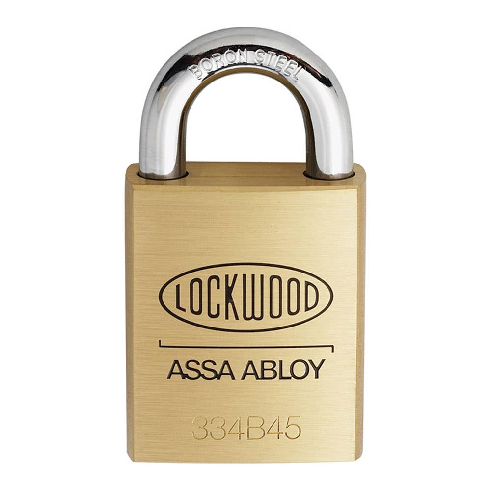 High Security Brass Padlock Keyed Alike 19mm 91018379 334B45/119/5KA