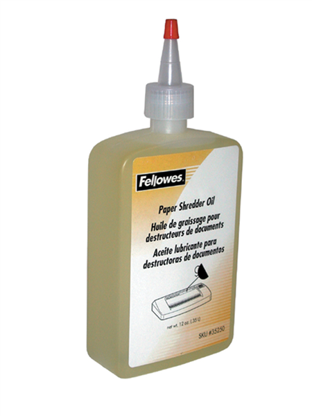 Fellowes Shredder Oil And Lubricant Light Amber 355Ml_13111000_35250