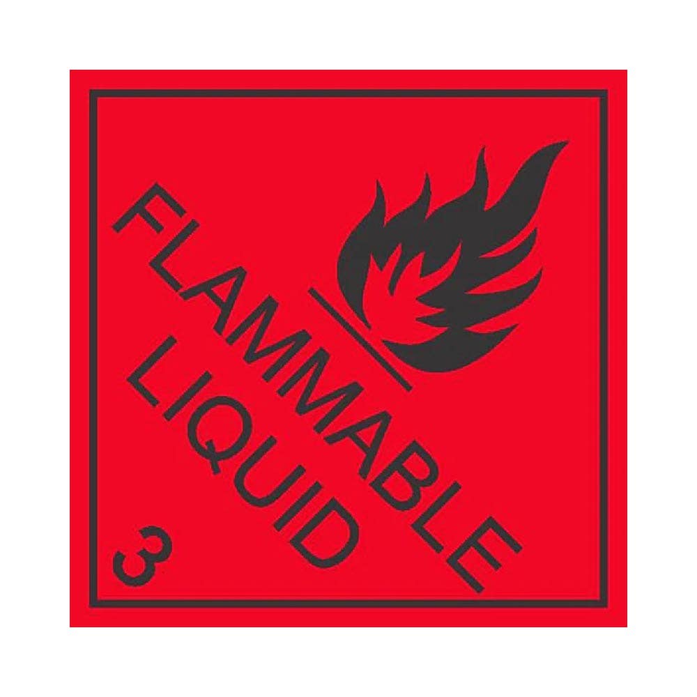 Flammable Liquid Sign CLASS 3 200x200mm Metal_440625_DGFLB2020M