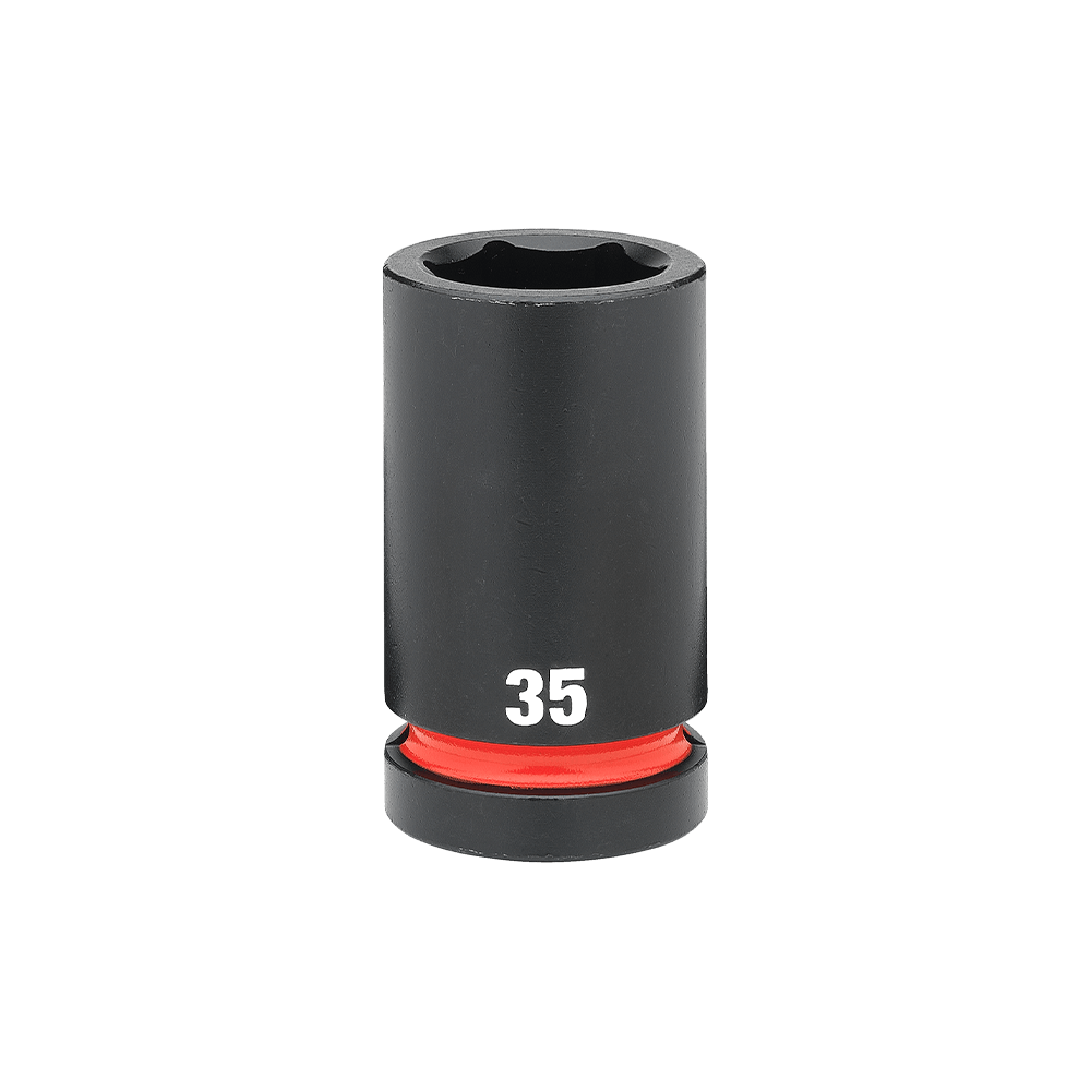SHOCKWAVE 1'' Drive 35mm Deep 6 Point Impact Socket 47500947 49666629