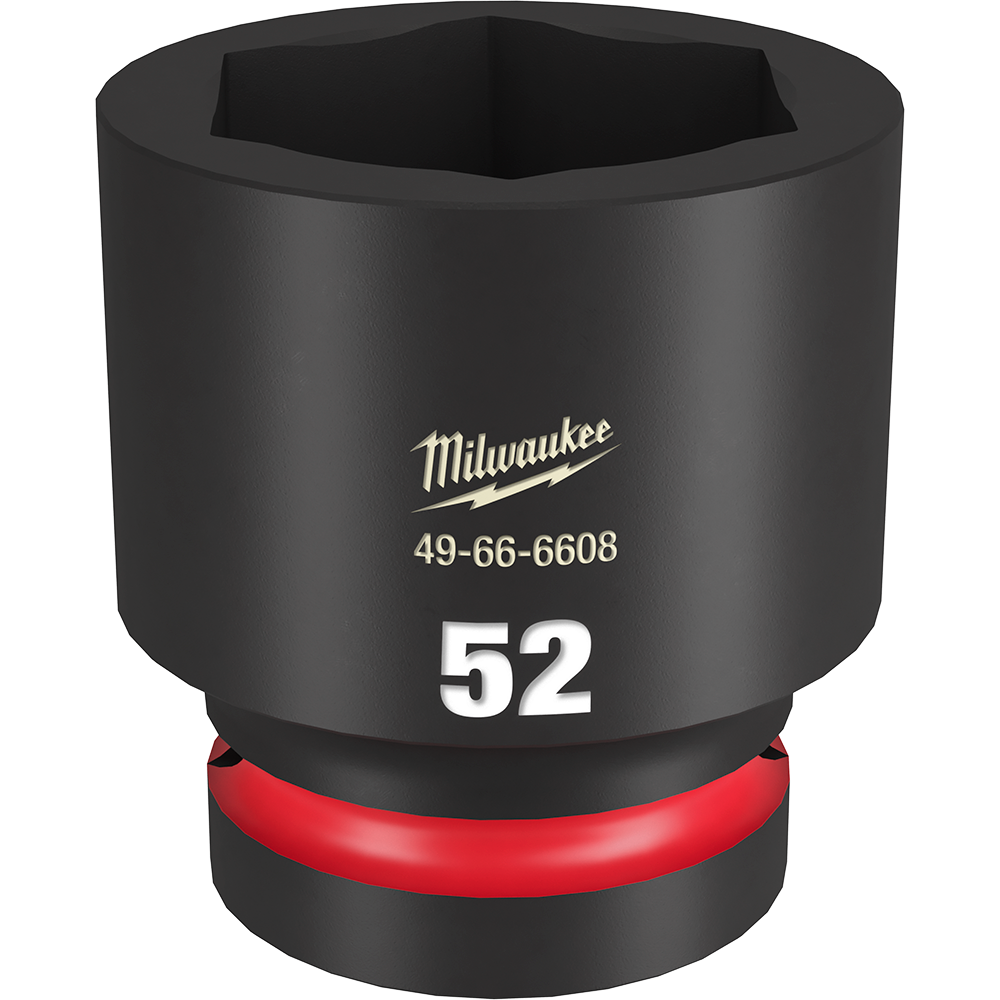 SHOCKWAVE 1'' Drive 52mm Standard 6 Point Impact Socket 47500958 49666608