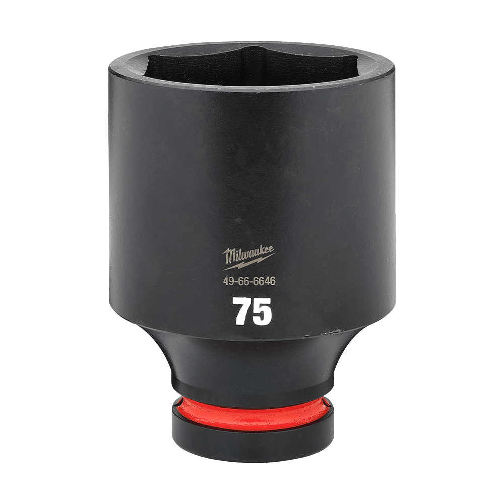 SHOCKWAVE 1'' Drive 75mm Deep 6 Point Impact Socket 47500968 49666646