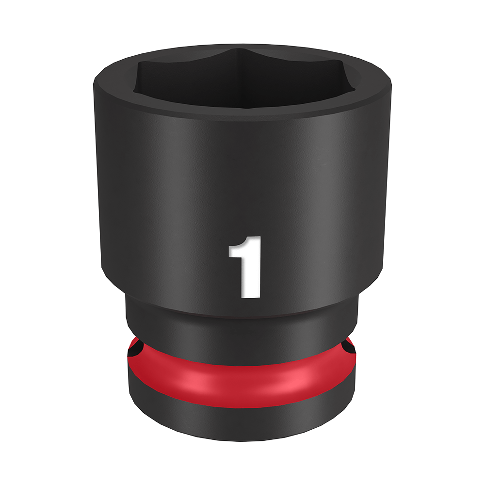 SHOCKWAVE 1/2'' Drive 1'' Standard 6 Point Impact Socket 47500973 49666210