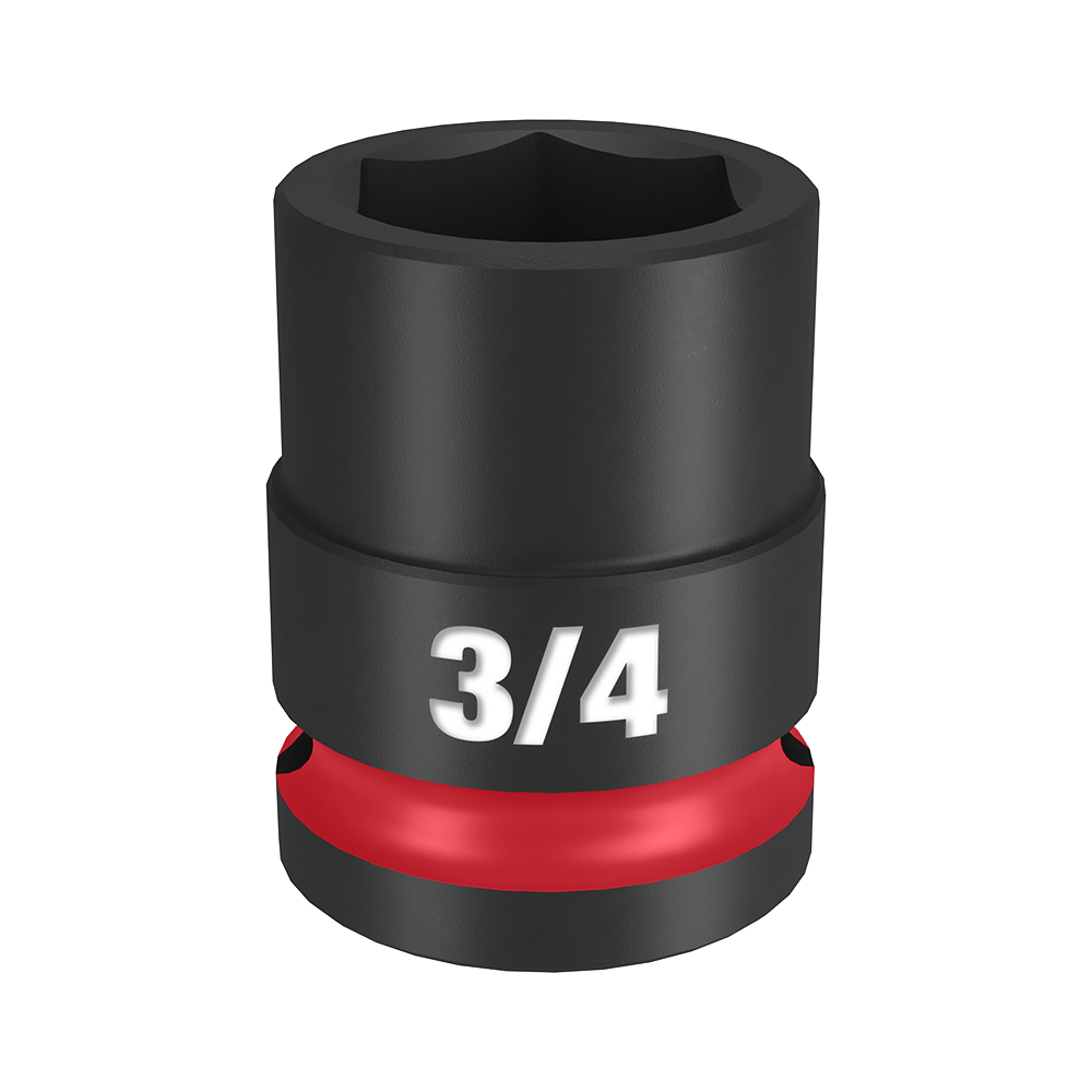 SHOCKWAVE 1/2'' Drive 3/4'' Standard 6 Point Impact Socket 47501031 49666206