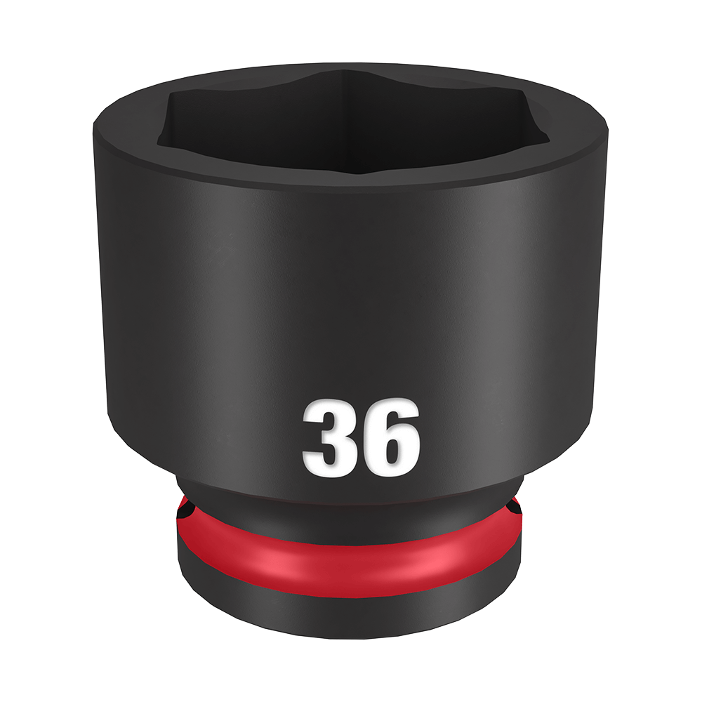 SHOCKWAVE 1/2'' Drive 36mm Standard 6 Point Impact Socket 47501046 49666268