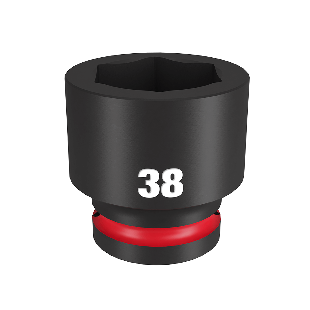 SHOCKWAVE 3/4'' Drive 38mm Standard 6 Point Impact Socket 47501116 49666376