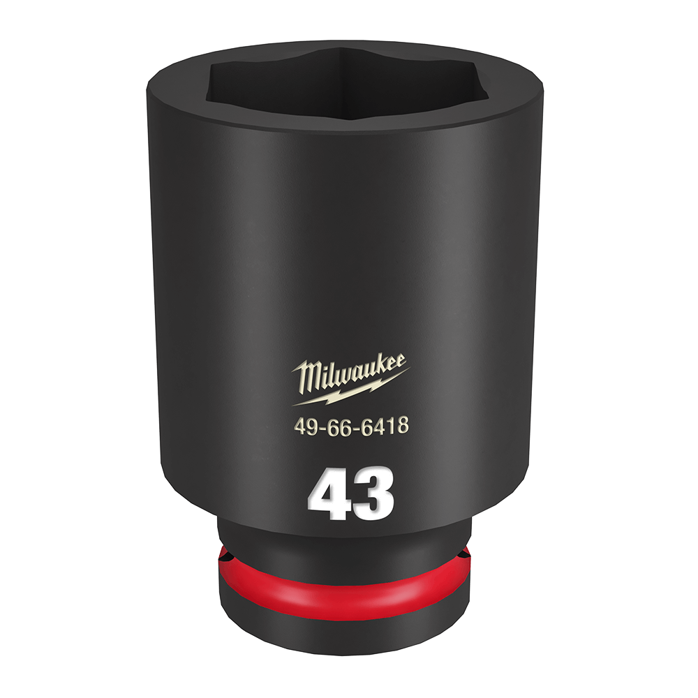 SHOCKWAVE 3/4'' Drive 43mm Deep 6 Point Impact Socket 47501125 49666418