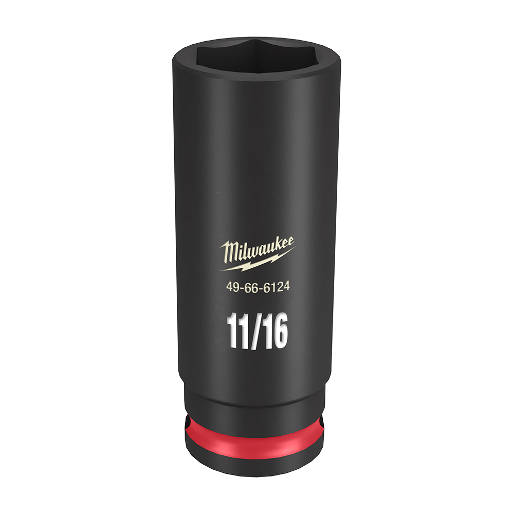SHOCKWAVE 3/8'' Drive 11/16'' Deep 6 Point Impact Socket 47501149 49666124