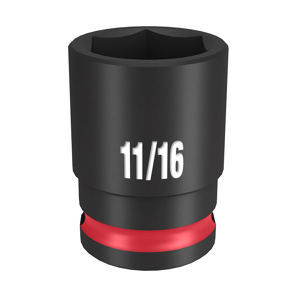 SHOCKWAVE 3/8'' Drive 11/16'' Standard 6 Point Impact Socket 47501150 49666109