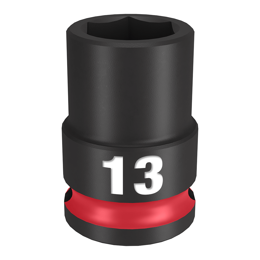 SHOCKWAVE 3/8'' Drive 13mm Standard 6 Point Impact Socket 47501160 49666137