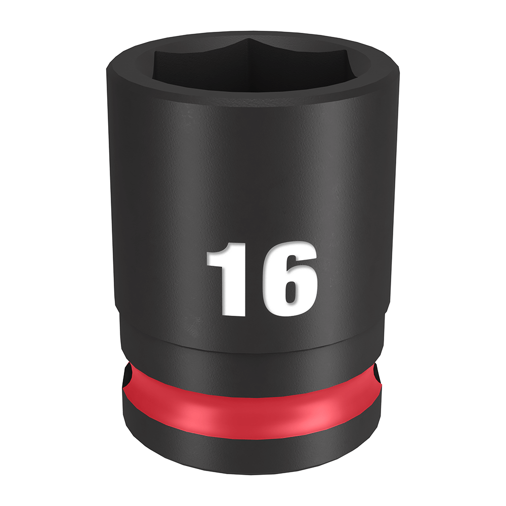 SHOCKWAVE 3/8'' Drive 16mm Standard 6 Point Impact Socket 47501168 49666140
