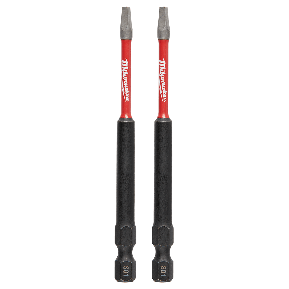 SHOCKWAVE Powe Bit Square Recess #1 89mm (3-1.2'') 2pk 47501220 48324670